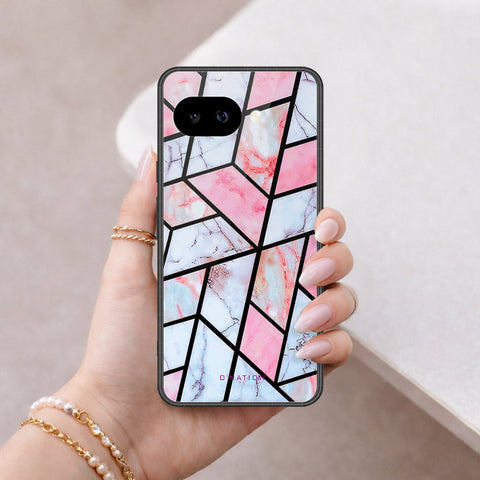Google Pixel 9a Cover - O'Nation Shades of Marble Series - HQ Ultra Shine Premium Infinity Glass Soft Silicon Borders Case