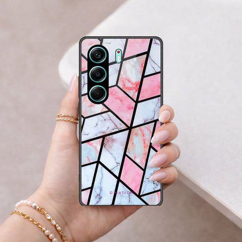 Tecno Camon 40 Pro Cover - O'Nation Shades of Marble Series - HQ Ultra Shine Premium Infinity Glass Soft Silicon Borders Case