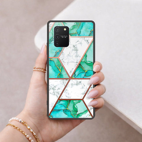 Samsung Galaxy M80s Cover - O'Nation Shades of Marble Series - HQ Ultra Shine Premium Infinity Glass Soft Silicon Borders Case