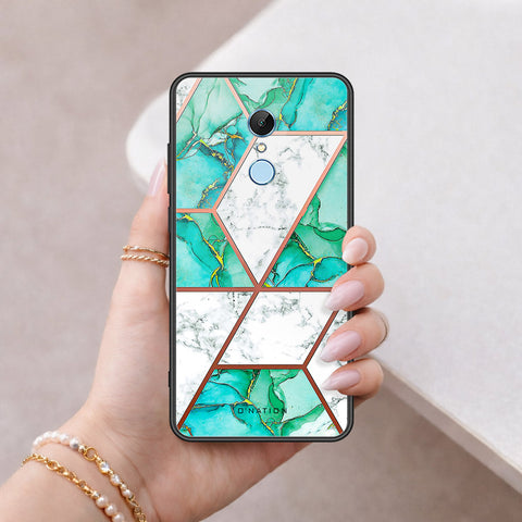 Xiaomi Redmi Note 5 / Redmi 5 Plus Cover - O'Nation Shades of Marble Series - HQ Ultra Shine Premium Infinity Glass Soft Silicon Borders Case