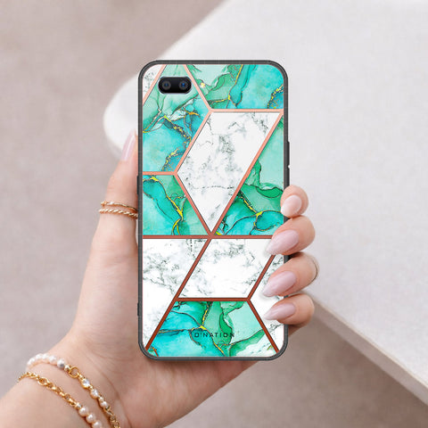 Oppo A12e Cover - O'Nation Shades of Marble Series - HQ Ultra Shine Premium Infinity Glass Soft Silicon Borders Case