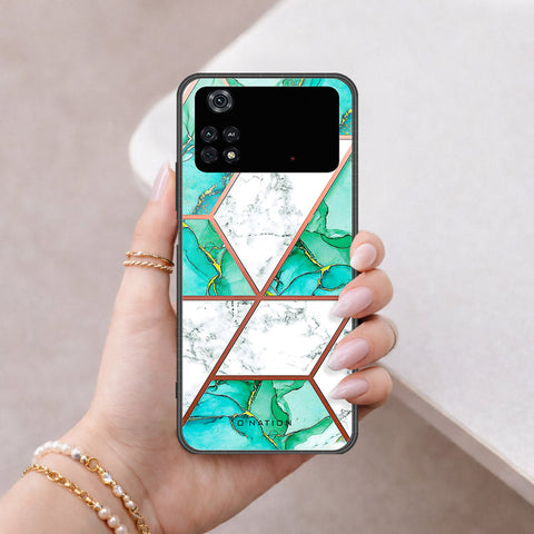 Xiaomi Poco M4 Pro Cover - O'Nation Shades of Marble Series - HQ Ultra Shine Premium Infinity Glass Soft Silicon Borders Case