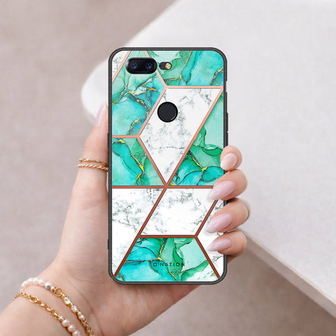 OnePlus 5T Cover - O'Nation Shades of Marble Series - HQ Ultra Shine Premium Infinity Glass Soft Silicon Borders Case
