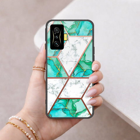 Xiaomi Redmi K50 Gaming Cover - O'Nation Shades of Marble Series - HQ Ultra Shine Premium Infinity Glass Soft Silicon Borders Case