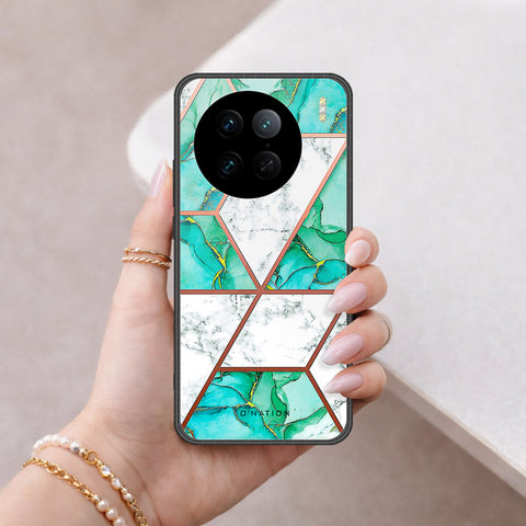 Vivo X90 Pro Cover - O'Nation Shades of Marble Series - HQ Ultra Shine Premium Infinity Glass Soft Silicon Borders Case