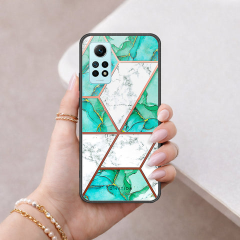 Xiaomi Redmi Note 12 Pro 4G Cover - O'Nation Shades of Marble Series - HQ Ultra Shine Premium Infinity Glass Soft Silicon Borders Case