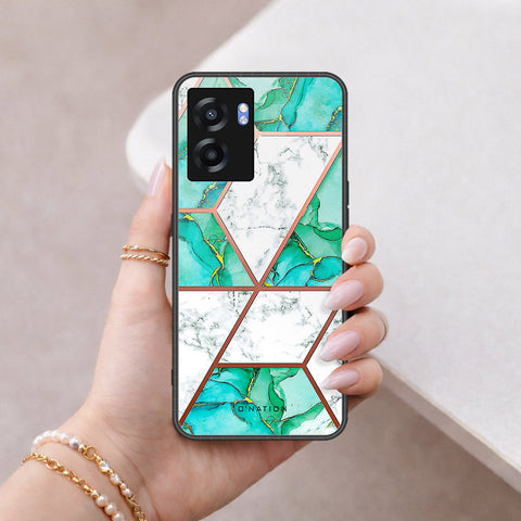 Realme V23 Cover - O'Nation Shades of Marble Series - HQ Ultra Shine Premium Infinity Glass Soft Silicon Borders Case