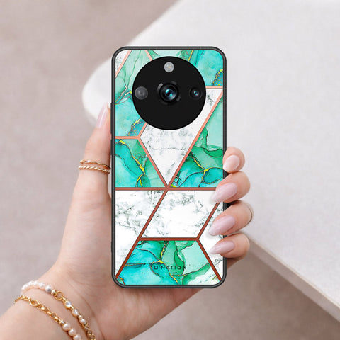 Realme 11 Pro Plus Cover - O'Nation Shades of Marble Series - HQ Ultra Shine Premium Infinity Glass Soft Silicon Borders Case