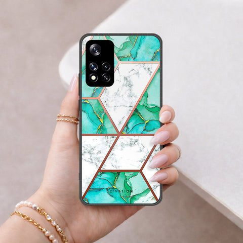 Xiaomi 11i HyperCharge Cover - O'Nation Shades of Marble Series - HQ Ultra Shine Premium Infinity Glass Soft Silicon Borders Case