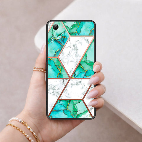 Vivo Y81 Cover - O'Nation Shades of Marble Series - HQ Ultra Shine Premium Infinity Glass Soft Silicon Borders Case