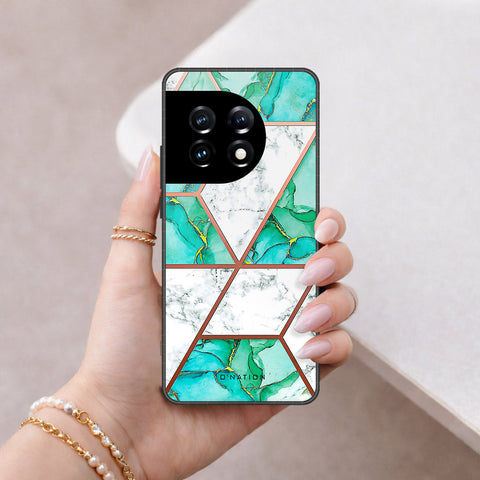 OnePlus Ace 2 Pro Cover - O'Nation Shades of Marble Series - HQ Ultra Shine Premium Infinity Glass Soft Silicon Borders Case