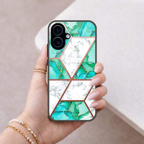 iPhone 17 - O'Nation Shades of Marble Series - HQ Ultra Shine Premium Infinity Glass Soft Silicon Borders Case