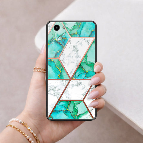 Vivo Y71 Cover - O'Nation Shades of Marble Series - HQ Ultra Shine Premium Infinity Glass Soft Silicon Borders Case