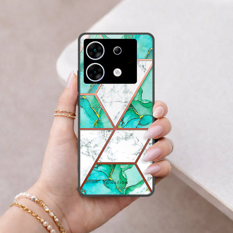 Infinix Zero 30 5G Cover - O'Nation Shades of Marble Series - HQ Ultra Shine Premium Infinity Glass Soft Silicon Borders Case