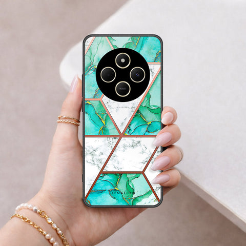 Xiaomi Redmi A3 Pro Cover - O'Nation Shades of Marble Series - HQ Ultra Shine Premium Infinity Glass Soft Silicon Borders Case