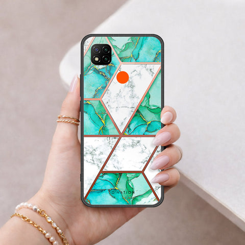 Xiaomi Poco C31 Cover - O'Nation Shades of Marble Series - HQ Ultra Shine Premium Infinity Glass Soft Silicon Borders Case