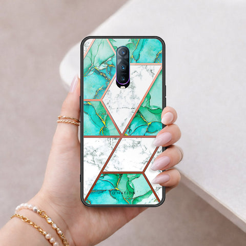 Oppo R17 Pro Cover - O'Nation Shades of Marble Series - HQ Ultra Shine Premium Infinity Glass Soft Silicon Borders Case