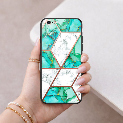 iPhone 6S / 6 Cover - O'Nation Shades of Marble Series - HQ Ultra Shine Premium Infinity Glass Soft Silicon Borders Case