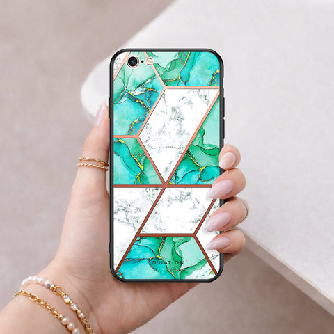 iPhone 6s Plus / 6 Plus Cover - O'Nation Shades of Marble Series - HQ Ultra Shine Premium Infinity Glass Soft Silicon Borders Case