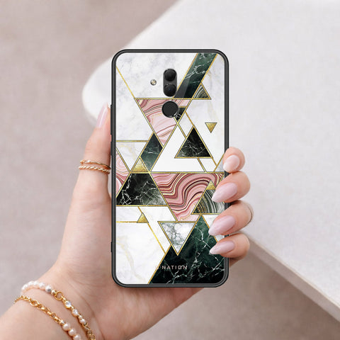 Huawei Mate 20 Lite Cover - O'Nation Shades of Marble Series - HQ Ultra Shine Premium Infinity Glass Soft Silicon Borders Case