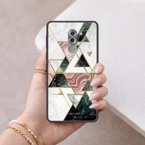 Huawei Honor 6X Cover - O'Nation Shades of Marble Series - HQ Ultra Shine Premium Infinity Glass Soft Silicon Borders Case