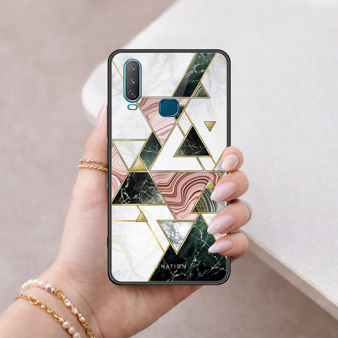 Vivo Y15 Cover - O'Nation Shades of Marble Series - HQ Ultra Shine Premium Infinity Glass Soft Silicon Borders Case