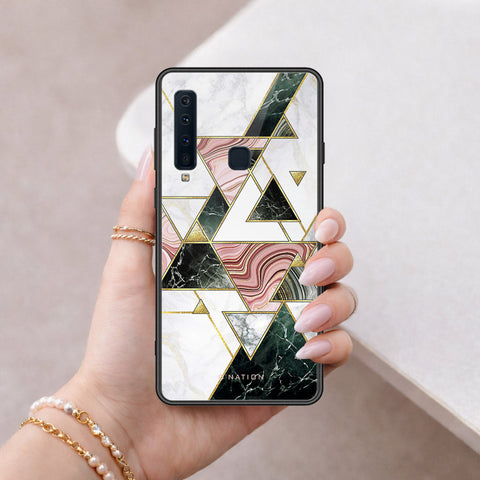 Samsung Galaxy A9s Cover - O'Nation Shades of Marble Series - HQ Ultra Shine Premium Infinity Glass Soft Silicon Borders Case
