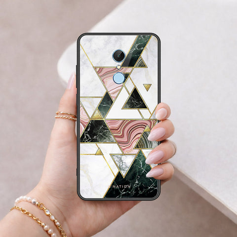 Xiaomi Redmi Note 5 / Redmi 5 Plus Cover - O'Nation Shades of Marble Series - HQ Ultra Shine Premium Infinity Glass Soft Silicon Borders Case