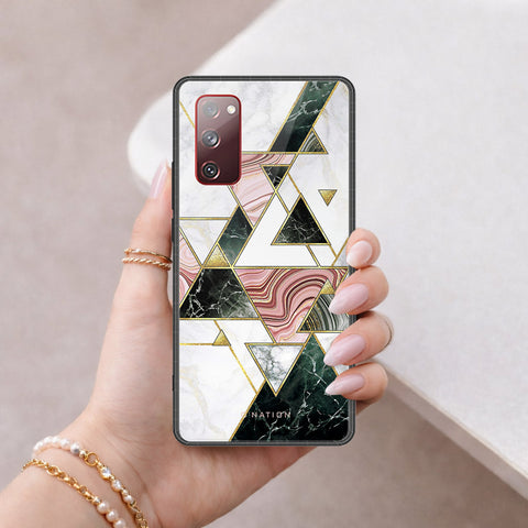 Samsung Galaxy S20 FE Cover - O'Nation Shades of Marble Series - HQ Ultra Shine Premium Infinity Glass Soft Silicon Borders Case