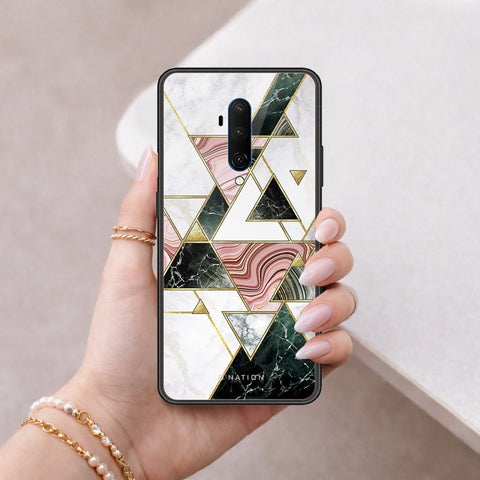 OnePlus 7T Pro Cover - O'Nation Shades of Marble Series - HQ Ultra Shine Premium Infinity Glass Soft Silicon Borders Case