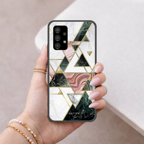 Samsung Galaxy A73 5G Cover - O'Nation Shades of Marble Series - HQ Ultra Shine Premium Infinity Glass Soft Silicon Borders Case