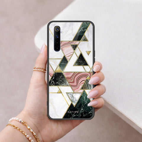 Realme 6 Cover - O'Nation Shades of Marble Series - HQ Ultra Shine Premium Infinity Glass Soft Silicon Borders Case