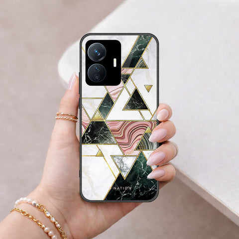 Vivo Y77e Cover - O'Nation Shades of Marble Series - HQ Ultra Shine Premium Infinity Glass Soft Silicon Borders Case