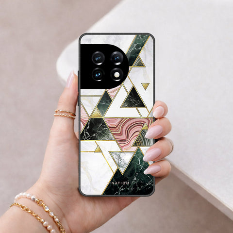 OnePlus Ace 2 Pro Cover - O'Nation Shades of Marble Series - HQ Ultra Shine Premium Infinity Glass Soft Silicon Borders Case
