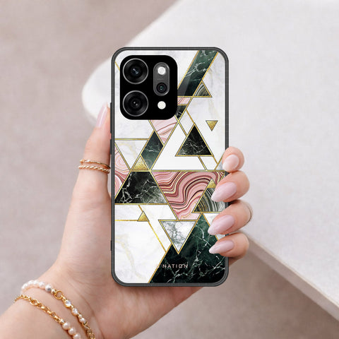 Oppo Reno 14 Pro Cover - O'Nation Shades of Marble Series - HQ Ultra Shine Premium Infinity Glass Soft Silicon Borders Case