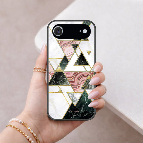 iPhone 18 Air - O'Nation Shades of Marble Series - HQ Ultra Shine Premium Infinity Glass Soft Silicon Borders Case