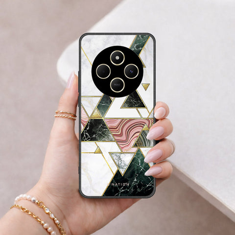 Xiaomi Redmi A3 Pro Cover - O'Nation Shades of Marble Series - HQ Ultra Shine Premium Infinity Glass Soft Silicon Borders Case