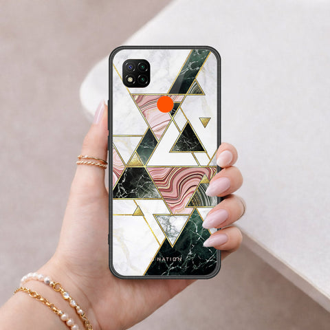 Xiaomi Poco C31 Cover - O'Nation Shades of Marble Series - HQ Ultra Shine Premium Infinity Glass Soft Silicon Borders Case