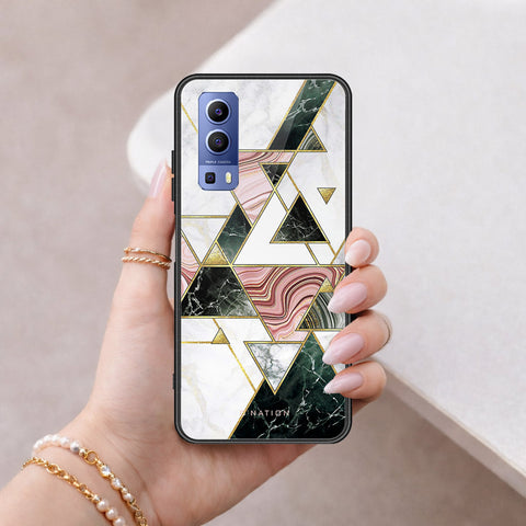 Vivo Y52 5G Cover - O'Nation Shades of Marble Series - HQ Ultra Shine Premium Infinity Glass Soft Silicon Borders Case