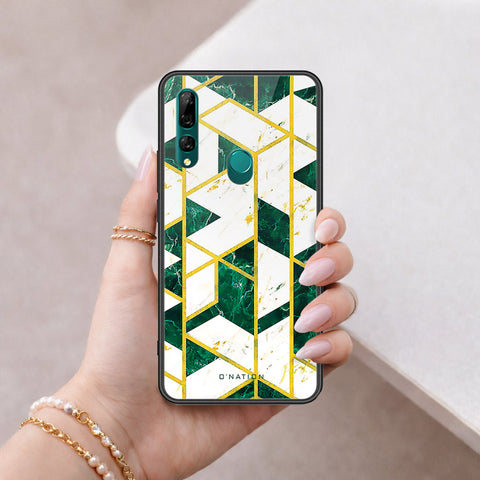 Huawei Y9 Prime 2019 Cover - O'Nation Shades of Marble Series - HQ Ultra Shine Premium Infinity Glass Soft Silicon Borders Case