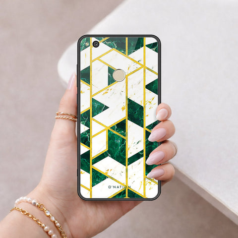 Huawei Honor 8 Lite Cover - O'Nation Shades of Marble Series - HQ Ultra Shine Premium Infinity Glass Soft Silicon Borders Case