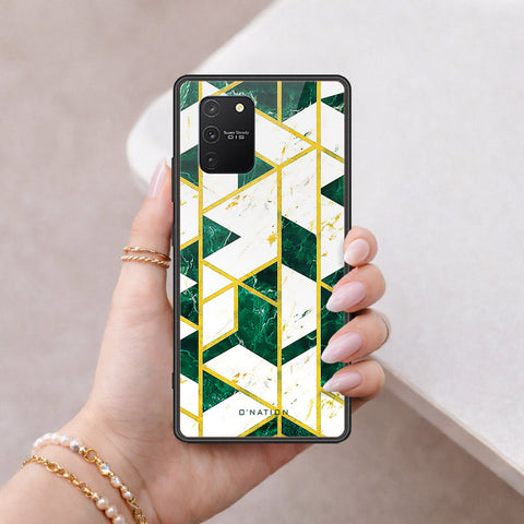 Samsung Galaxy S10 Lite Cover - O'Nation Shades of Marble Series - HQ Ultra Shine Premium Infinity Glass Soft Silicon Borders Case