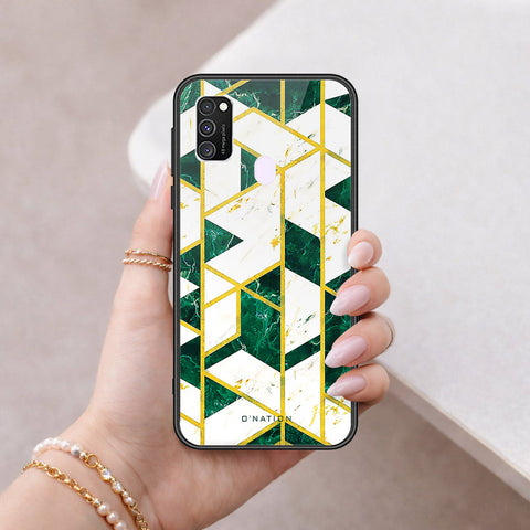 Samsung Galaxy M30s Cover - O'Nation Shades of Marble Series - HQ Ultra Shine Premium Infinity Glass Soft Silicon Borders Case