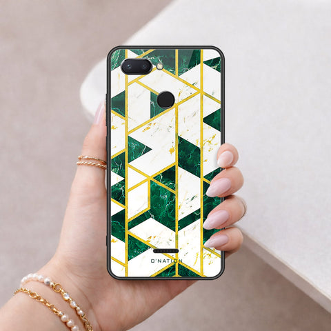 Xiaomi Redmi 6 Cover - O'Nation Shades of Marble Series - HQ Ultra Shine Premium Infinity Glass Soft Silicon Borders Case