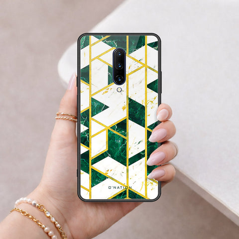 OnePlus 7 Pro Cover - O'Nation Shades of Marble Series - HQ Ultra Shine Premium Infinity Glass Soft Silicon Borders Case