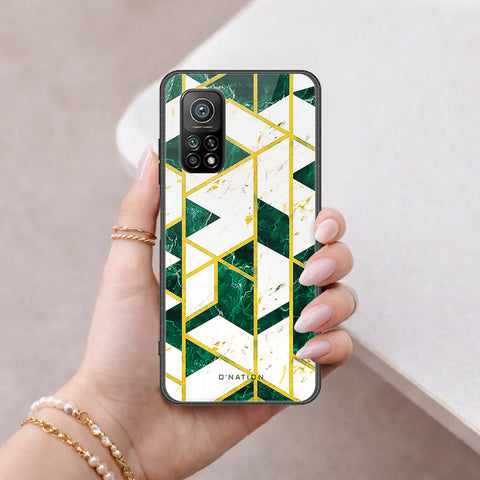 Xiaomi Mi 10T Cover - O'Nation Shades of Marble Series - HQ Ultra Shine Premium Infinity Glass Soft Silicon Borders Case