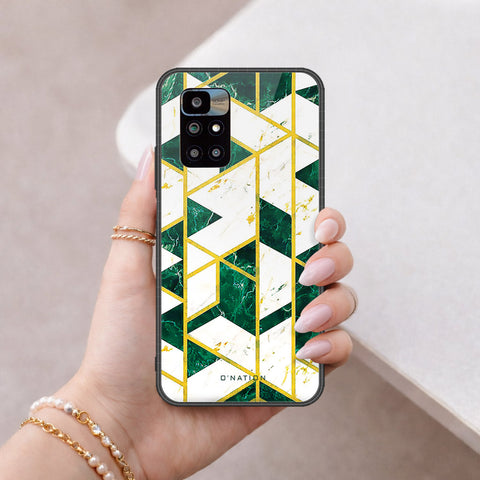 Xiaomi Redmi 10 Prime Cover - O'Nation Shades of Marble Series - HQ Ultra Shine Premium Infinity Glass Soft Silicon Borders Case