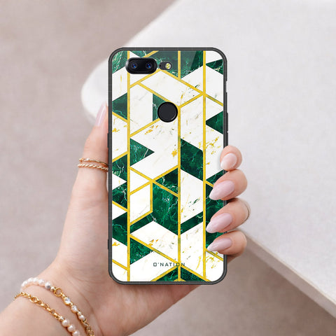 OnePlus 5T Cover - O'Nation Shades of Marble Series - HQ Ultra Shine Premium Infinity Glass Soft Silicon Borders Case