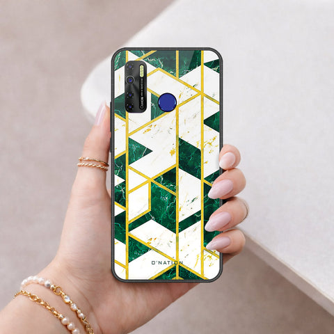 Tecno Spark 5 Cover - O'Nation Shades of Marble Series - HQ Ultra Shine Premium Infinity Glass Soft Silicon Borders Case