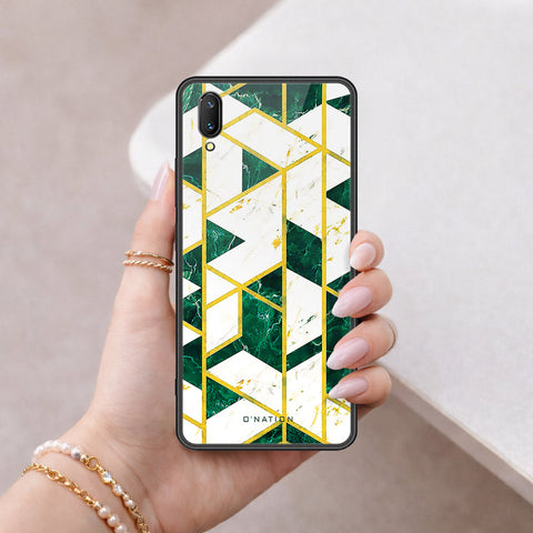 Vivo V11 Pro Cover - O'Nation Shades of Marble Series - HQ Ultra Shine Premium Infinity Glass Soft Silicon Borders Case